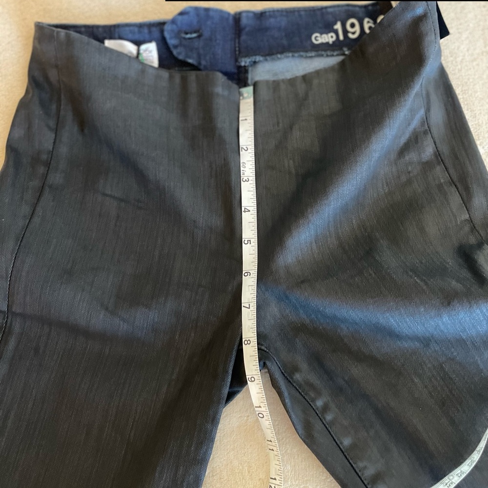 GAP Low Rise Zip Coated Skinny Jeans - Size 25 - Picture 9 of 12